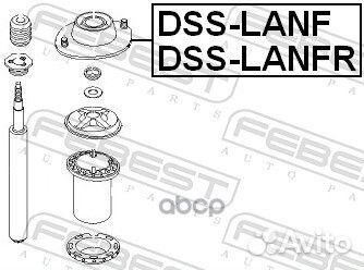 Опора переднего амортизатора левая dsslanf Febest