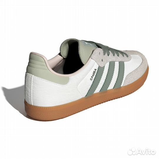 Adidas Samba OG - white silver green