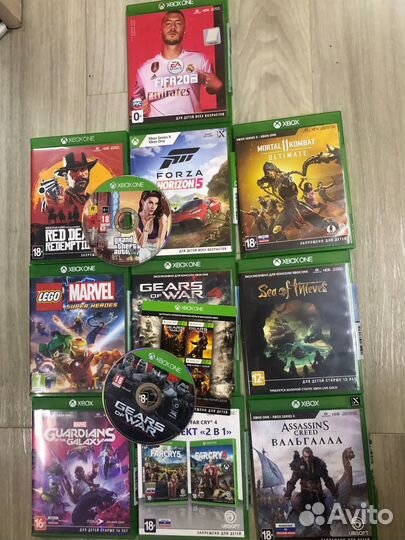 Xbox One 1tb + игры