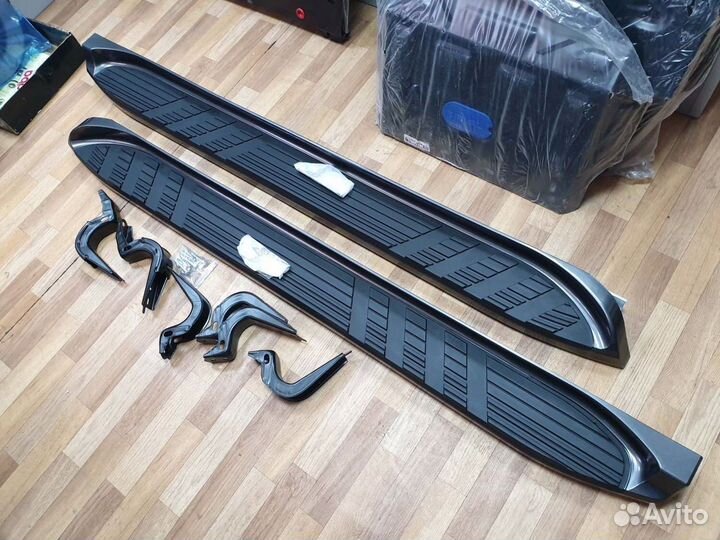 Prado 120 Пороги в стиле Lexus GX470 H4ZS5