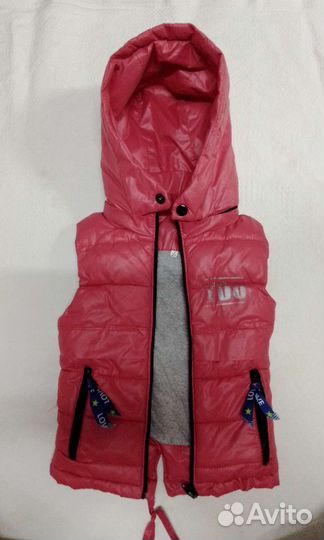 Жилетка для девочки 80 86