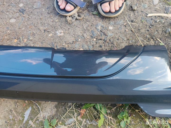 Накладка заднего бампера BMW X3