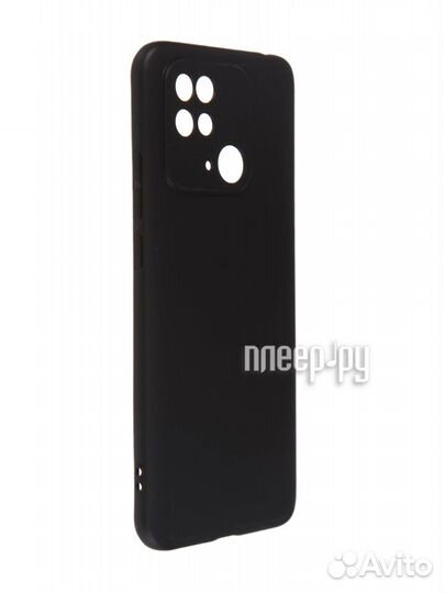Чехол DF для Redmi 10C Silicone Black xiCase-64