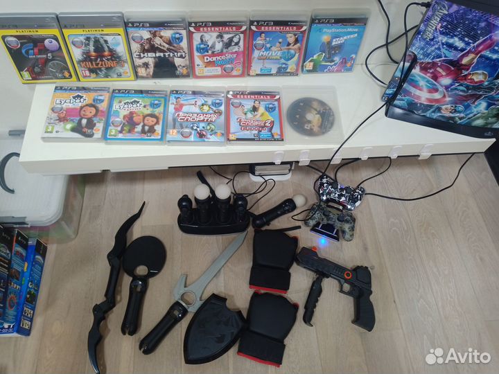 Мега комплект move Sony PS3