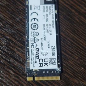 Nvme накопитель Kingston NV1 256 GB