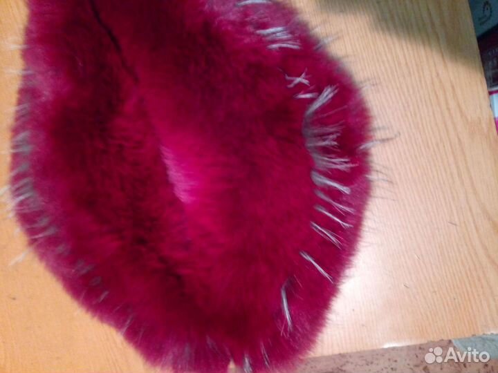 Меховой воротник песец