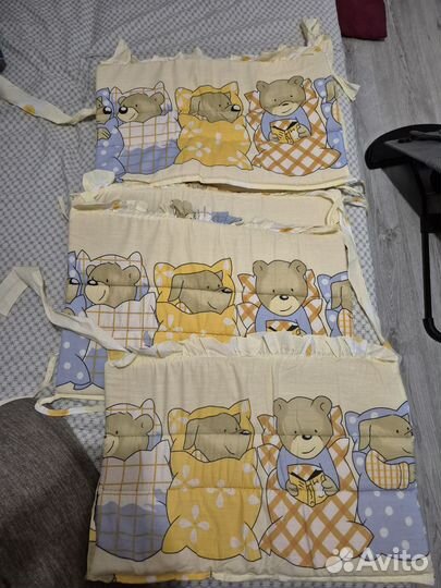 Бортики в детскую кроватку