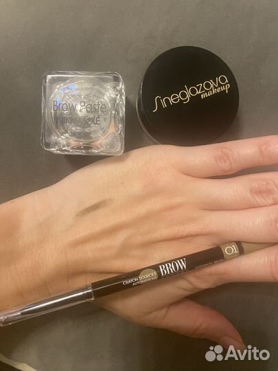 Набор для бровей (воск, паста, карандаш)