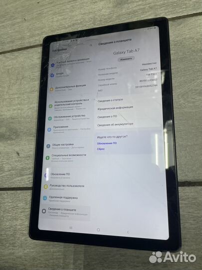 Планшет Samsung Galaxy a7 sm-t505