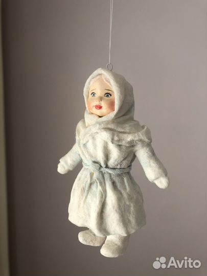 Ватные елочные игрушки