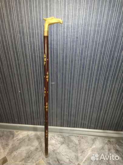 Трость Золотой орёл (бамбук, металл, латунь)