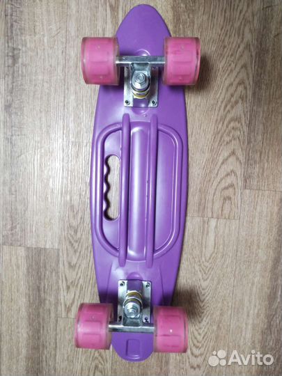 Скейтборд детский со светящимися колёсами