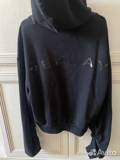 Худи оверсайз с капюшоном Replay xs