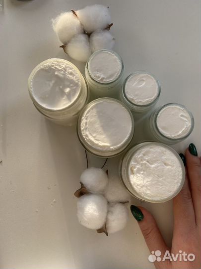 Взбитое масло Ши и массажные плитки для тела