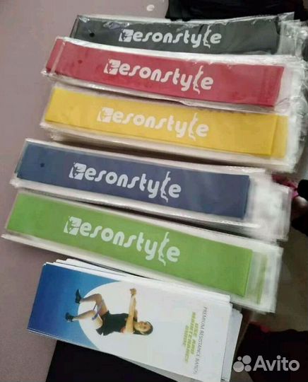 Набор из пяти фитнес-резинок