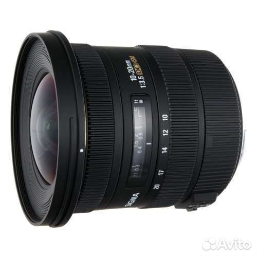 Объектив Sigma AF 10-20 mm f/3.5 EX DC HSM Canon