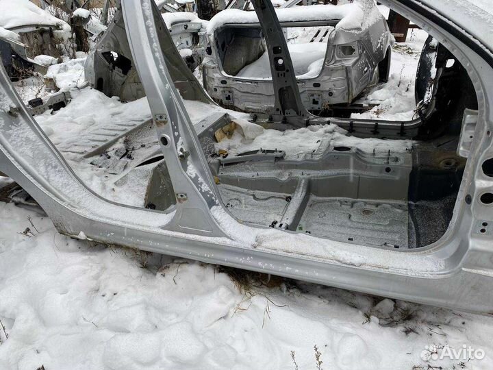 Порог правый со стойкой Peugeot 206 хетч