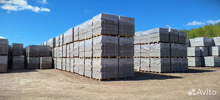 Керамзитобетонный блок