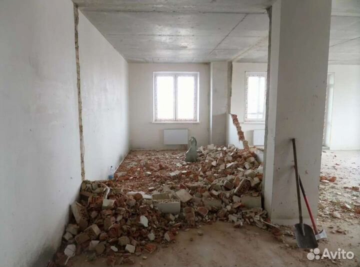 Демонтажные работы,слом стен, полов,алмазная резка