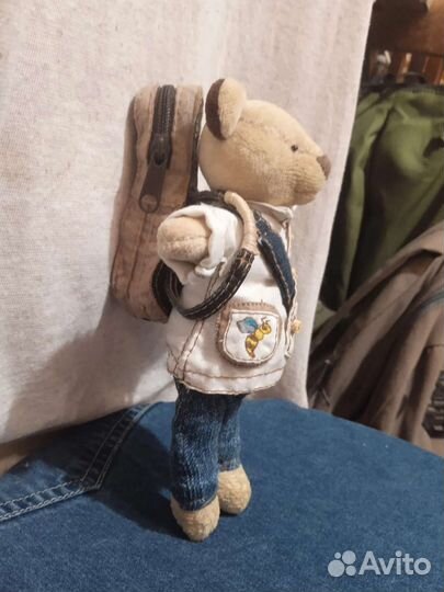 Мишка с гитарой ручной работы)