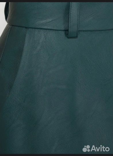 Юбка из эко кожи