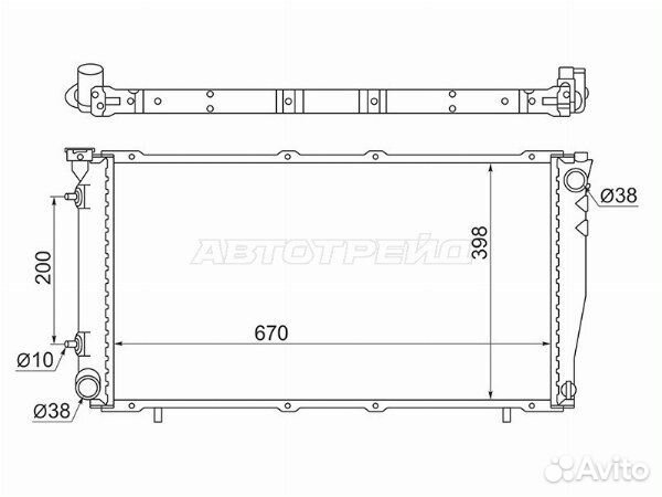 Радиатор subaru forester, subaru forester 97-02 SF#, subaru forester SF# 97-02