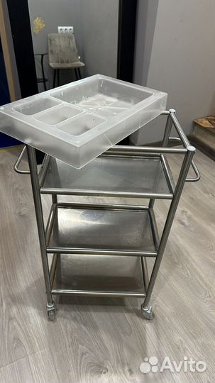 Этажерка металлическая на колесиках IKEA