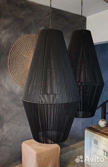 Светильник из пряжи