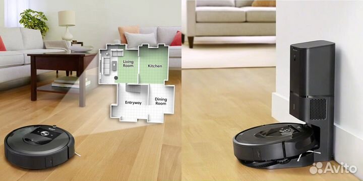 Roomba i7+ - робот пылисос с системой самоочистки