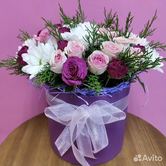 Цветы в коробке 594 (вн)
