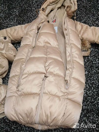 Комбинезон - трансформер зимний с рождения до 74 р