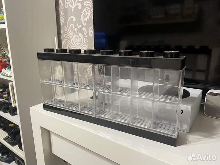 Lego Оригинальный контейнер дисплей для фигурок