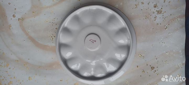 Блюдо тарелка для яиц Дулево