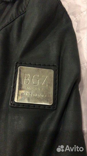 Куртка мужская кожаная