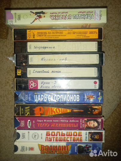 Кассеты для видеомагнитофона