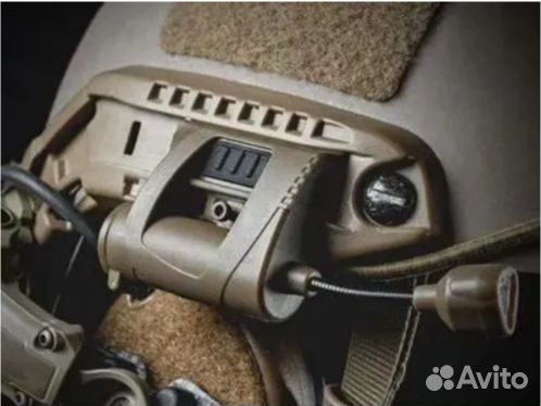 Тактический фонарь с ик-подсветкой шлем ops- core