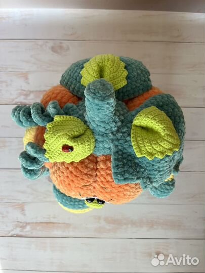 Вязаные игрушки Плюшевая тыква