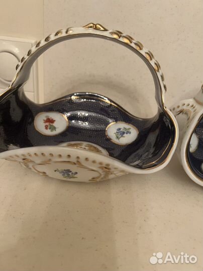 Два конфетница фарфор, цена за одного