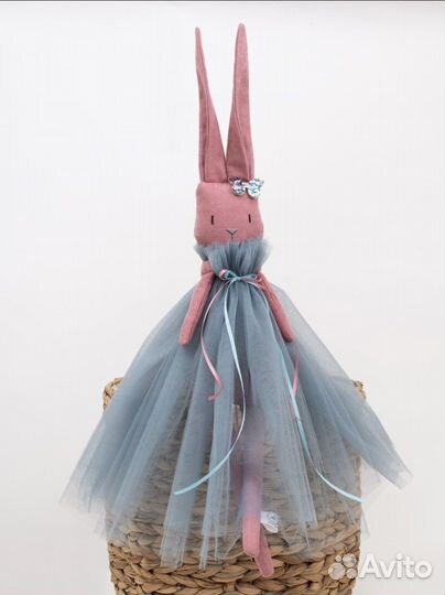 Игрушка заяц/интерьерная игрушка