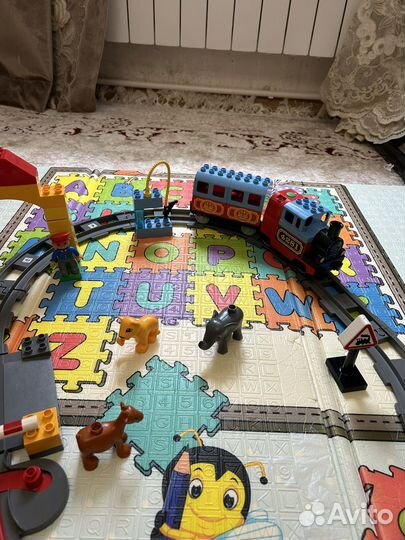 Lego duplo поезд железная дорога