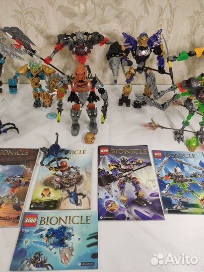 Lego Bionicle 10 штук