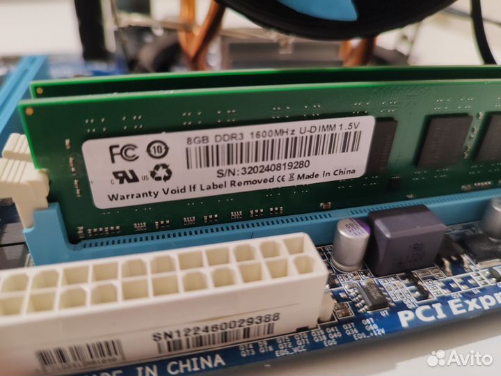 Комплект 1155 - I7-2600K/H61/16GB/110W