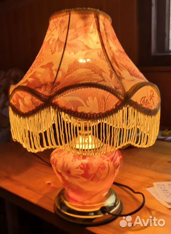 Лампа настольная винтажная с сенсорным включением