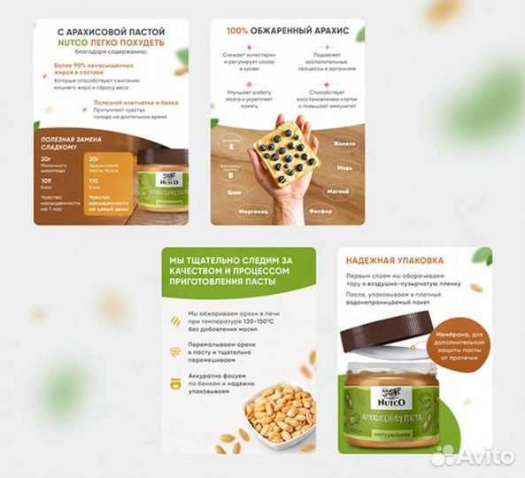 Дизайн карточек товара Инфографика