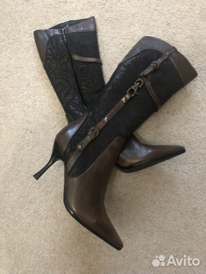 Сапоги зимние 37 нат кожа новые