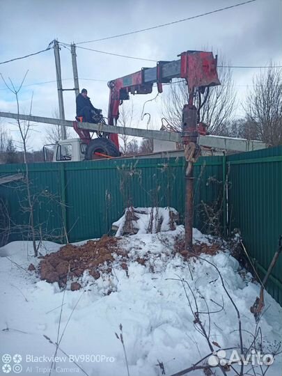 Установка опор лэп