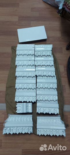 Антикварные израсцы россия Верхняя полка камина