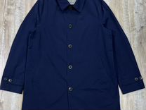 Мужской тёмно-синий плащ куртка пальто Canali