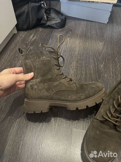 Ботинки зимние женские 39 натуральная замша
