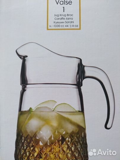 Кувшин для воды стекло